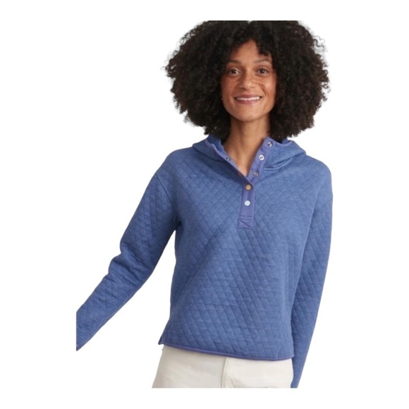 Marine Layer Corbet Rainbow Snap Hoodie NWT - Picture 1 of 5